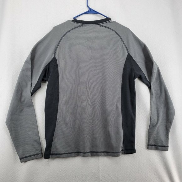 Starter Dri-Star Shirt Men's Long Sleeve Crew Neck Pullover Gray Large - Picture 8 of 12